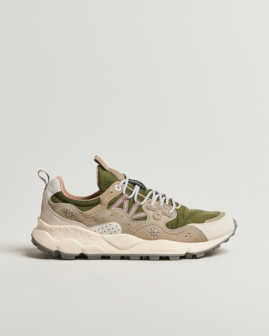 Homme | Baskets | Flower Mountain | Yamano 3 Suede/Nylon Sneaker Grey