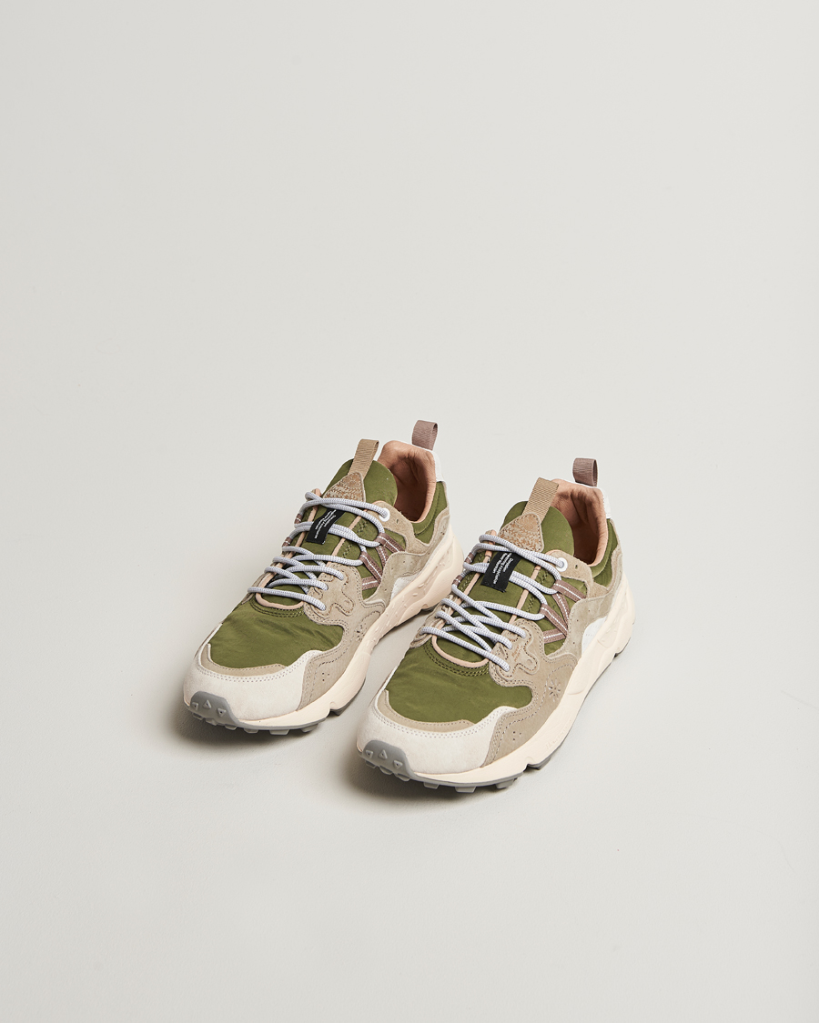 Homme | Baskets | Flower Mountain | Yamano 3 Suede/Nylon Sneaker Grey