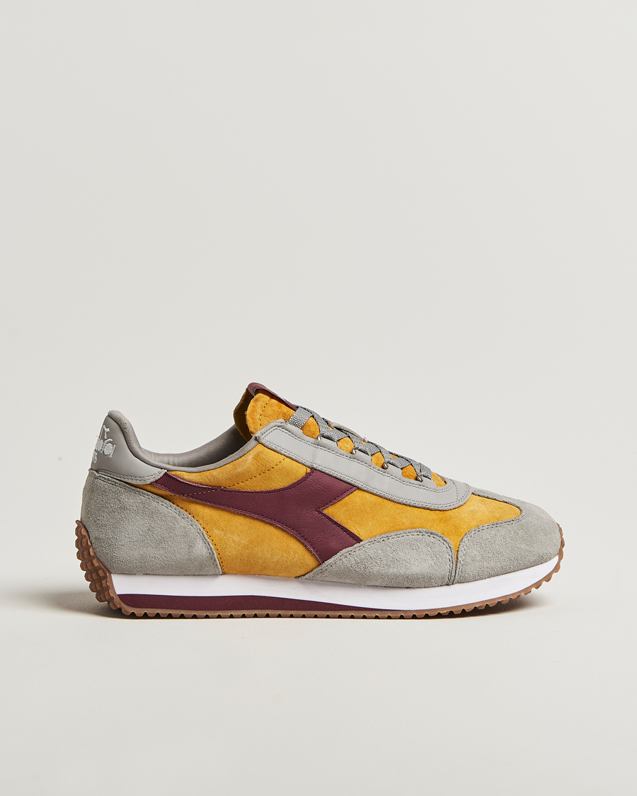 Homme | Baskets | Diadora | Equipe 75 Running Sneaker Grey/Yellow