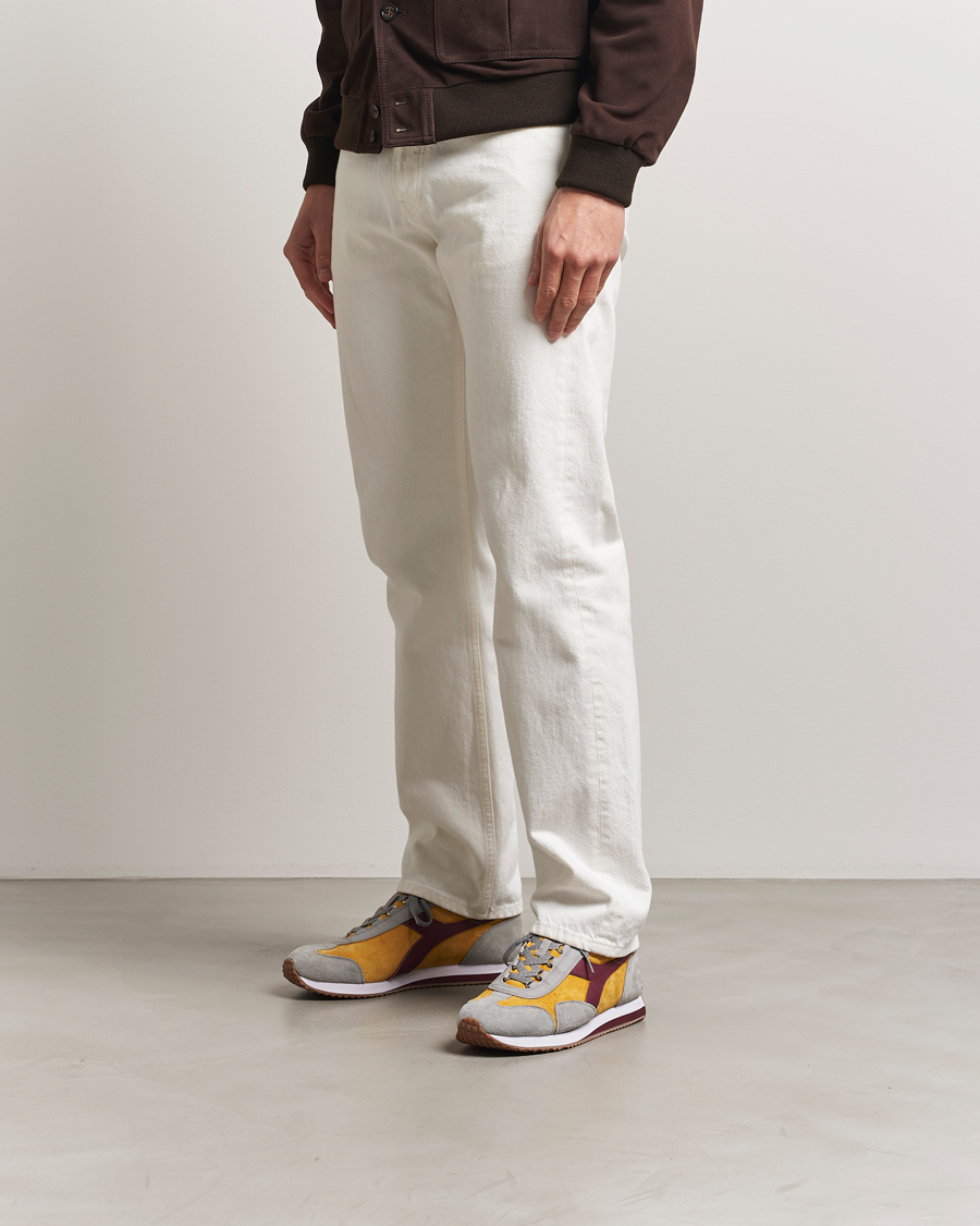 Homme | Baskets | Diadora | Equipe 75 Running Sneaker Grey/Yellow