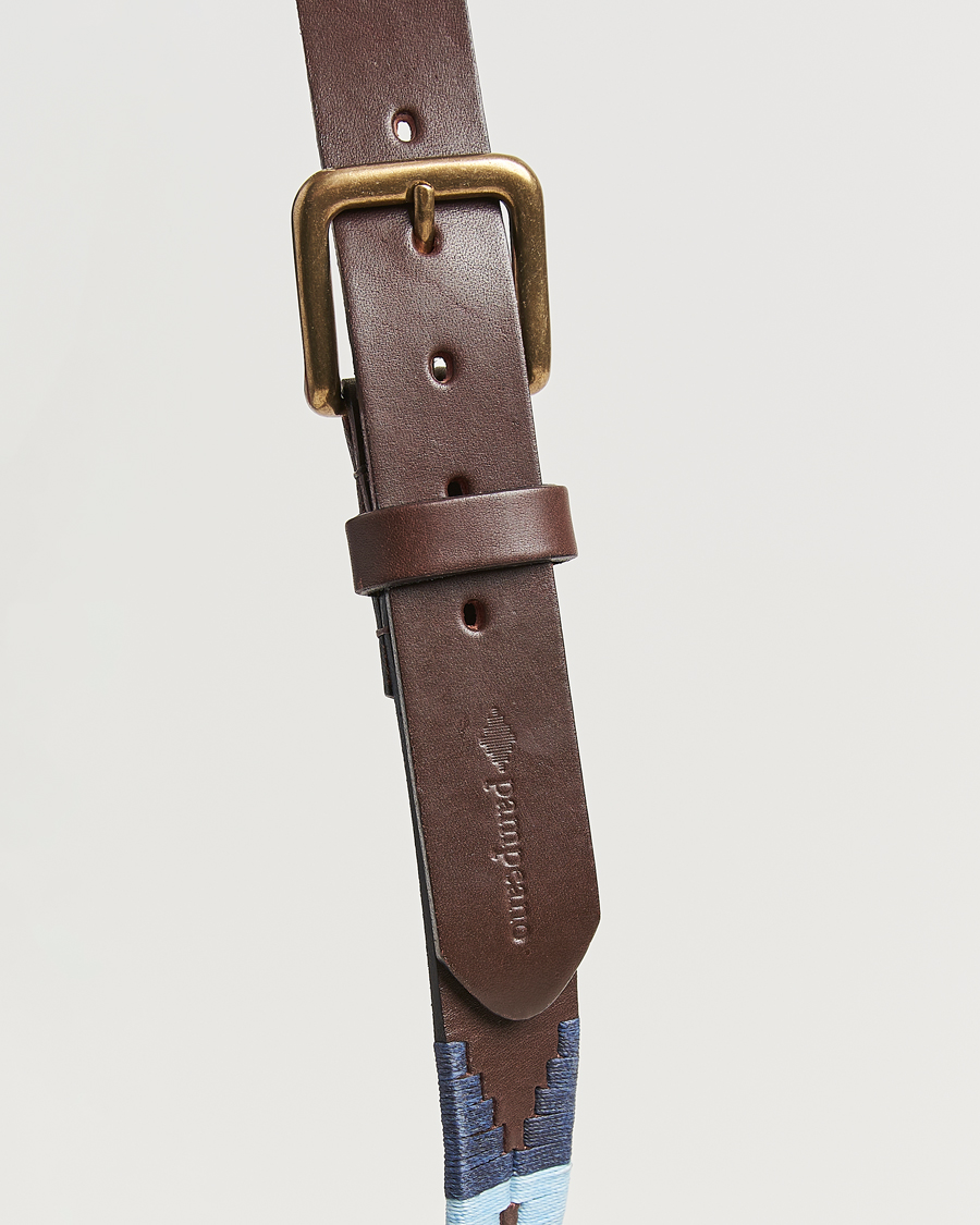 Homme | Ceintures | Pampeano | Multi Hand Stitched Classic Leather Belt 3,5cm