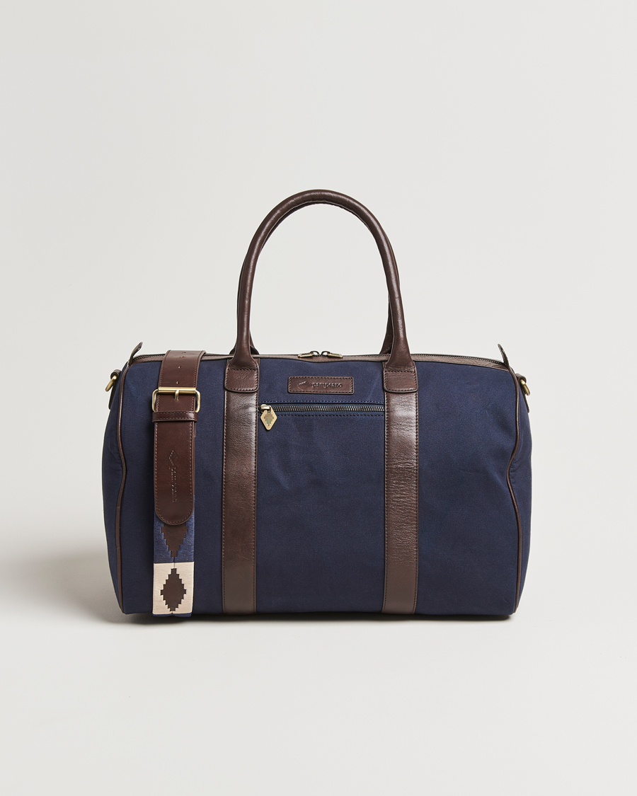 Heren | Tassen | Pampeano | Varon Small Canvas Weekend Bag Navy