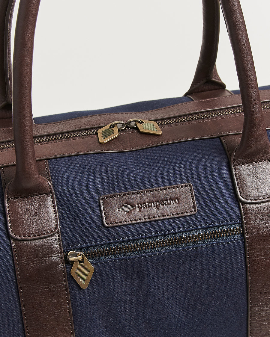 Heren | Tassen | Pampeano | Varon Small Canvas Weekend Bag Navy