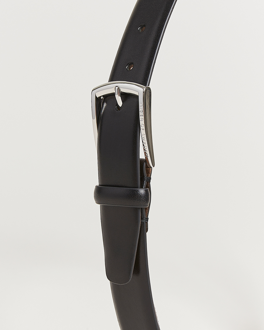 Heren | Riemen | Tiger of Sweden | Asenby Leather 3 cm Belt Black