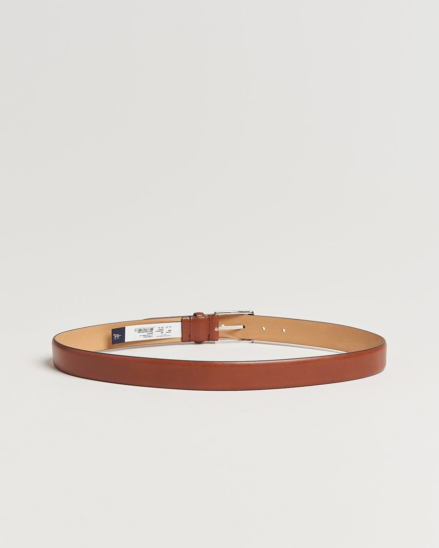 Heren | Riemen | Tiger of Sweden | Asenby Leather 3 cm Belt Cognac