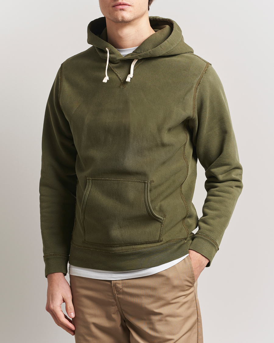 Homme | Pulls Et Tricots | RRL | Hooded Sweatshirt Olive
