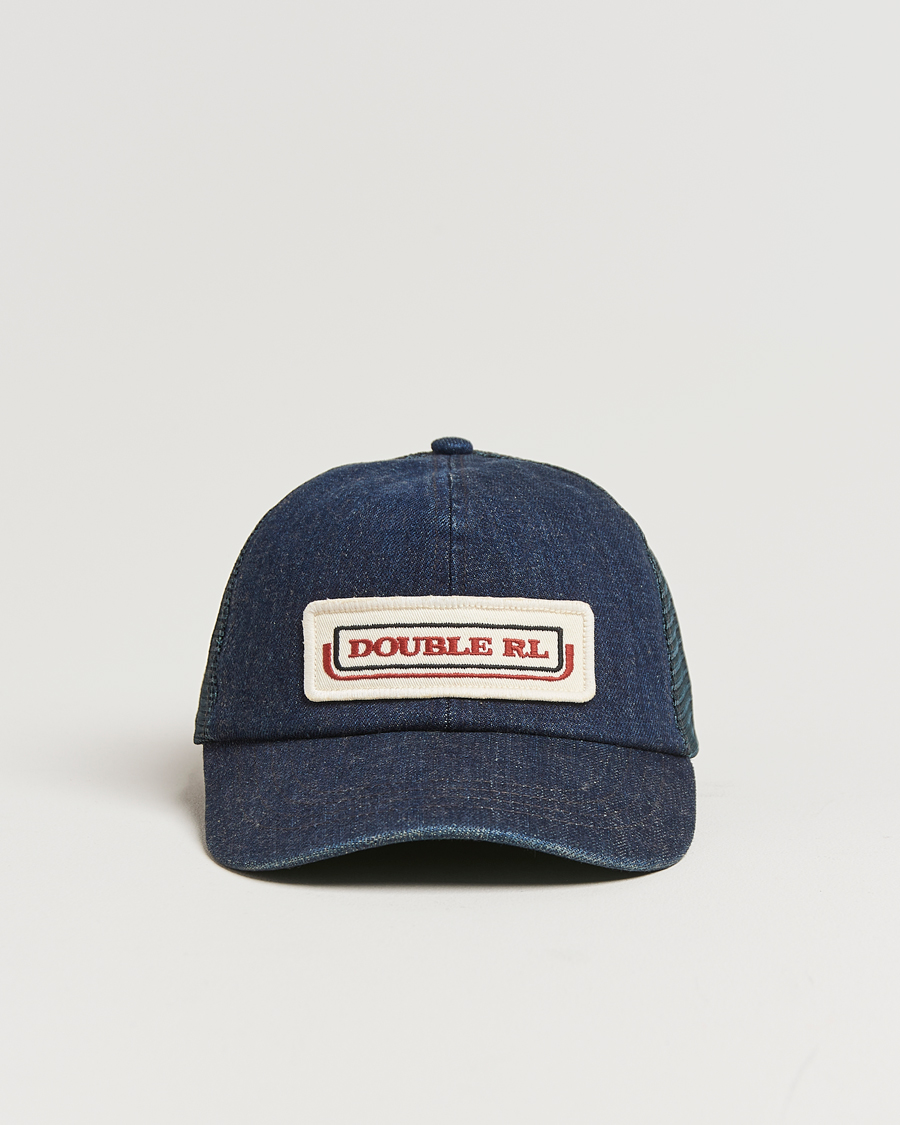 Homme | RRL Mesh Trucker Cap Indigo | RRL | Mesh Trucker Cap Indigo