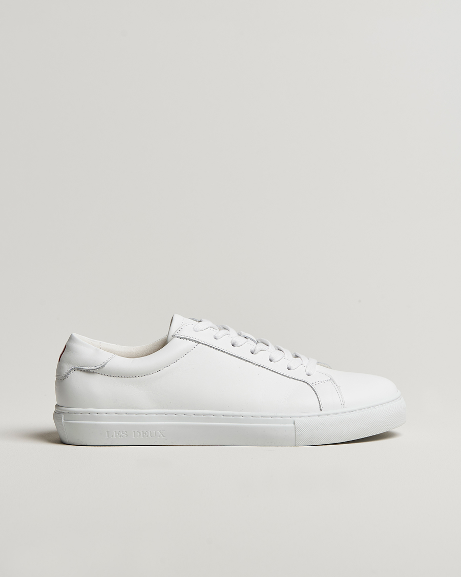 Homme | Baskets | LES DEUX | Theodor Leather Sneakers White