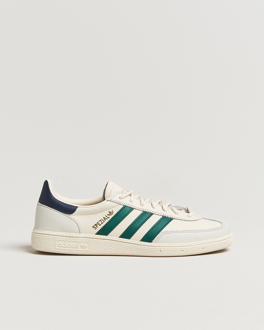 Homme | Baskets | adidas Originals | Handball Spezial Leather Sneaker White/Green/Blue
