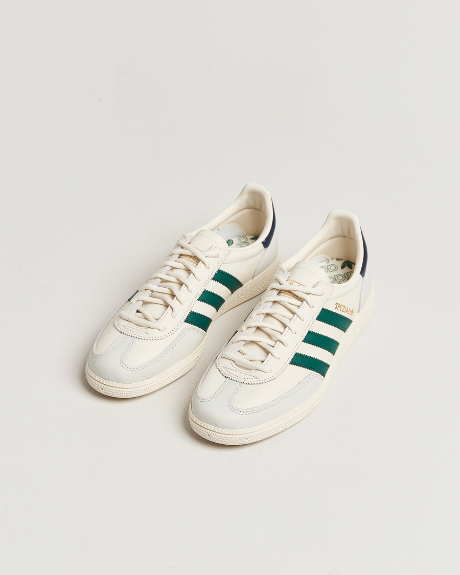 Homme | Baskets | adidas Originals | Handball Spezial Leather Sneaker White/Green/Blue