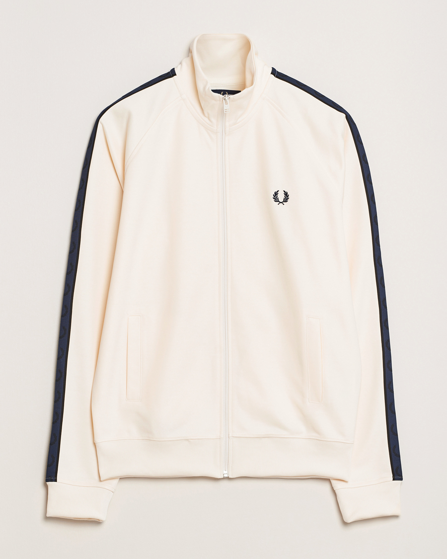 Heren | Truien | Fred Perry | Taped Track Jacket Ecru