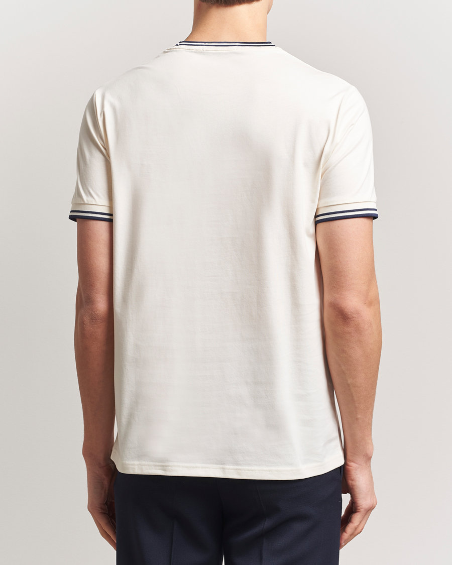 Homme | T-shirts | Fred Perry | Twin Tipped T-Shirt Ecru