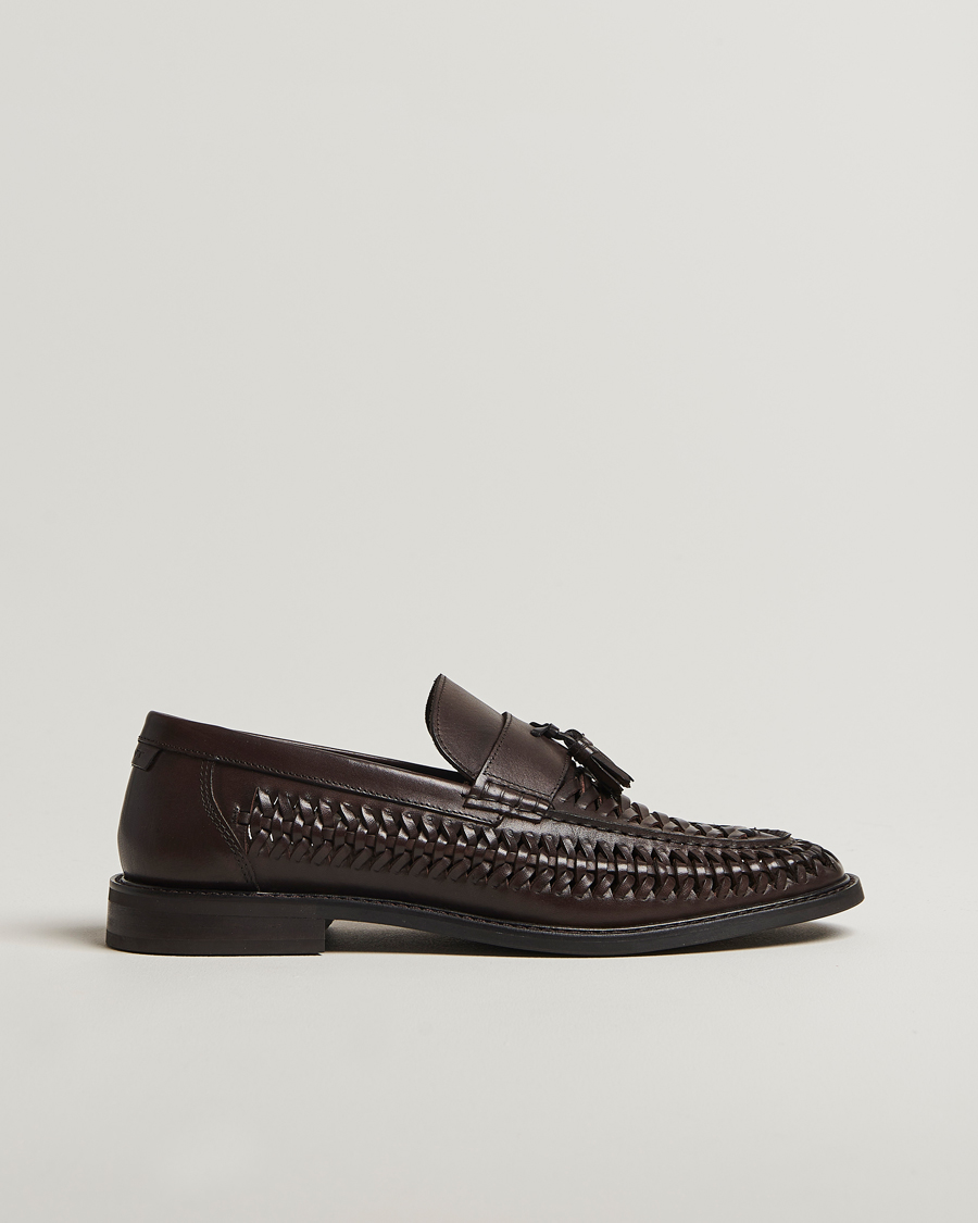 Heren | GANT Lozham Braided Tassle Loafer Dark Brown | GANT | Lozham Braided Tassle Loafer Dark Brown