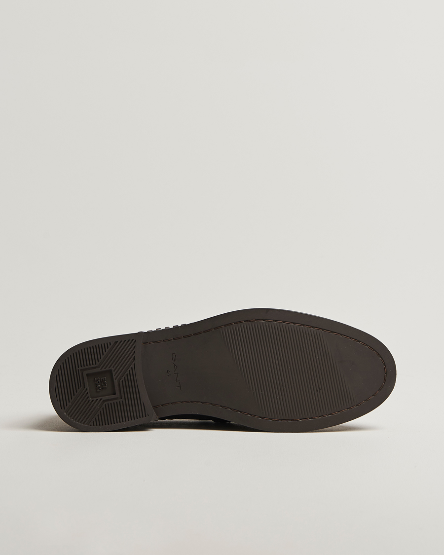 Heren | GANT Lozham Braided Tassle Loafer Dark Brown | GANT | Lozham Braided Tassle Loafer Dark Brown