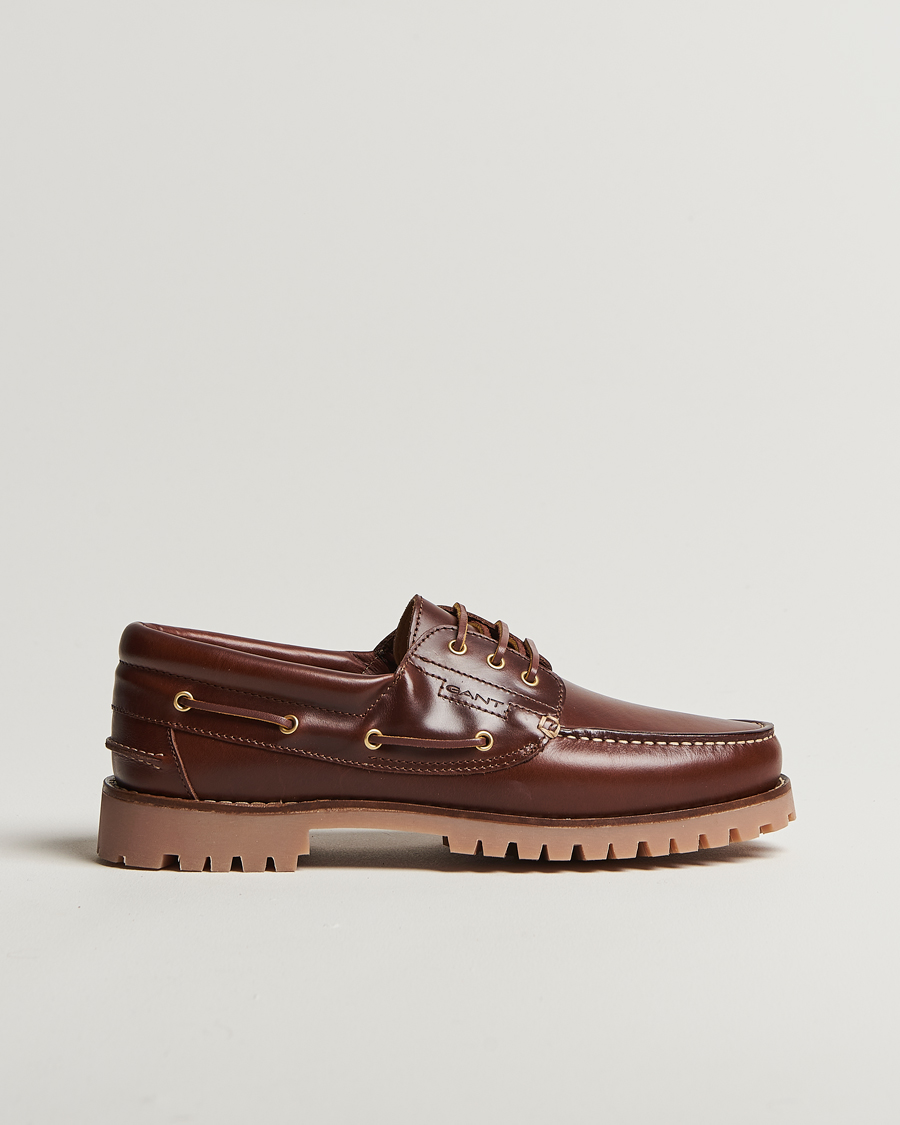 Heren | Bootschoenen | GANT | Tratton Boat Shoe Cognac