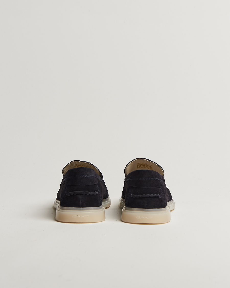 Heren | Instappers | GANT | Boery Suede Loafer Marine