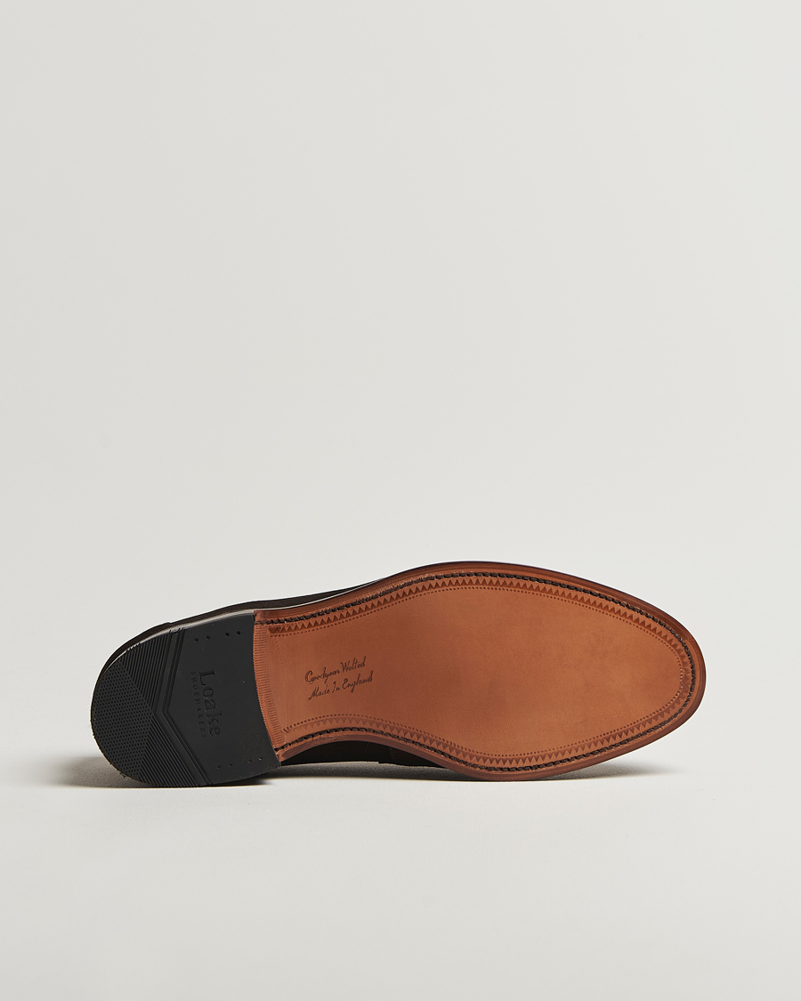 Homme | Loafers | Loake Shoemakers | Imperial Suede Loafers Dark Brown