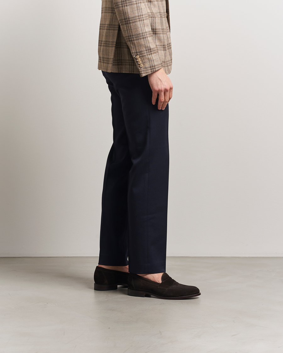 Homme | Loafers | Loake Shoemakers | Imperial Suede Loafers Dark Brown