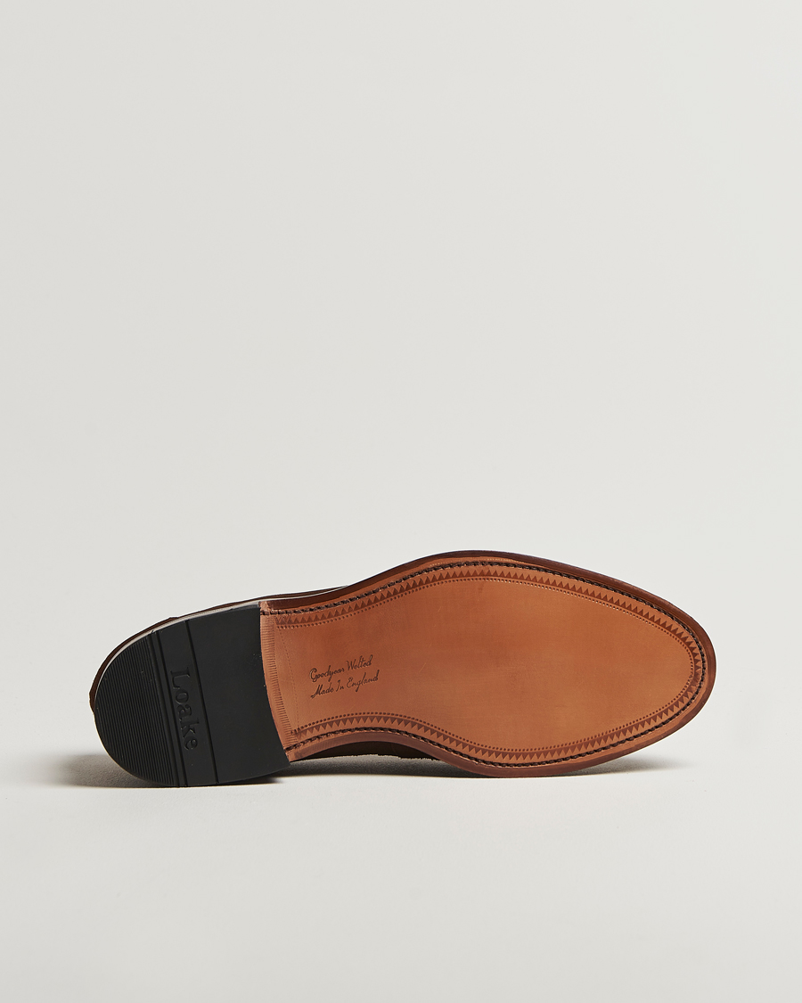 Heren | Instappers | Loake Shoemakers | Imperial Suede Loafers Brown