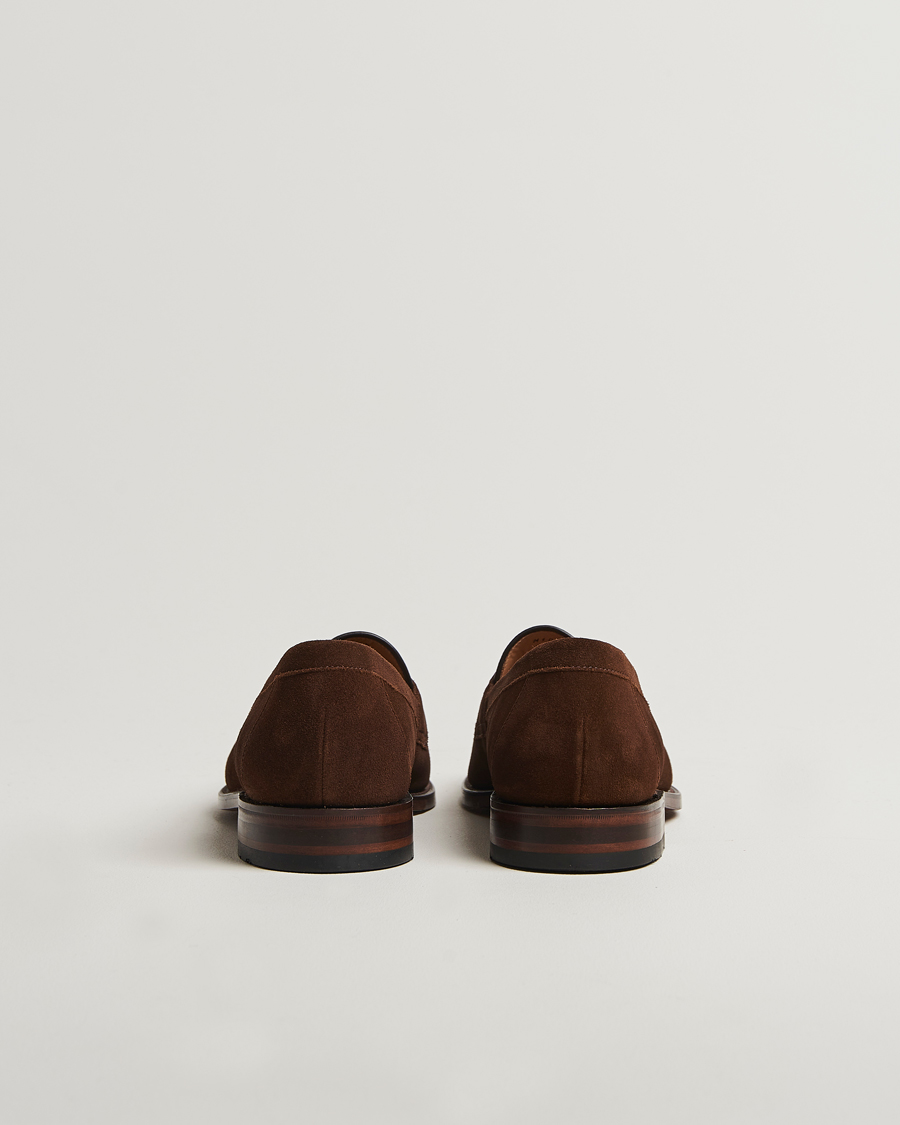 Heren | Instappers | Loake Shoemakers | Imperial Suede Loafers Brown