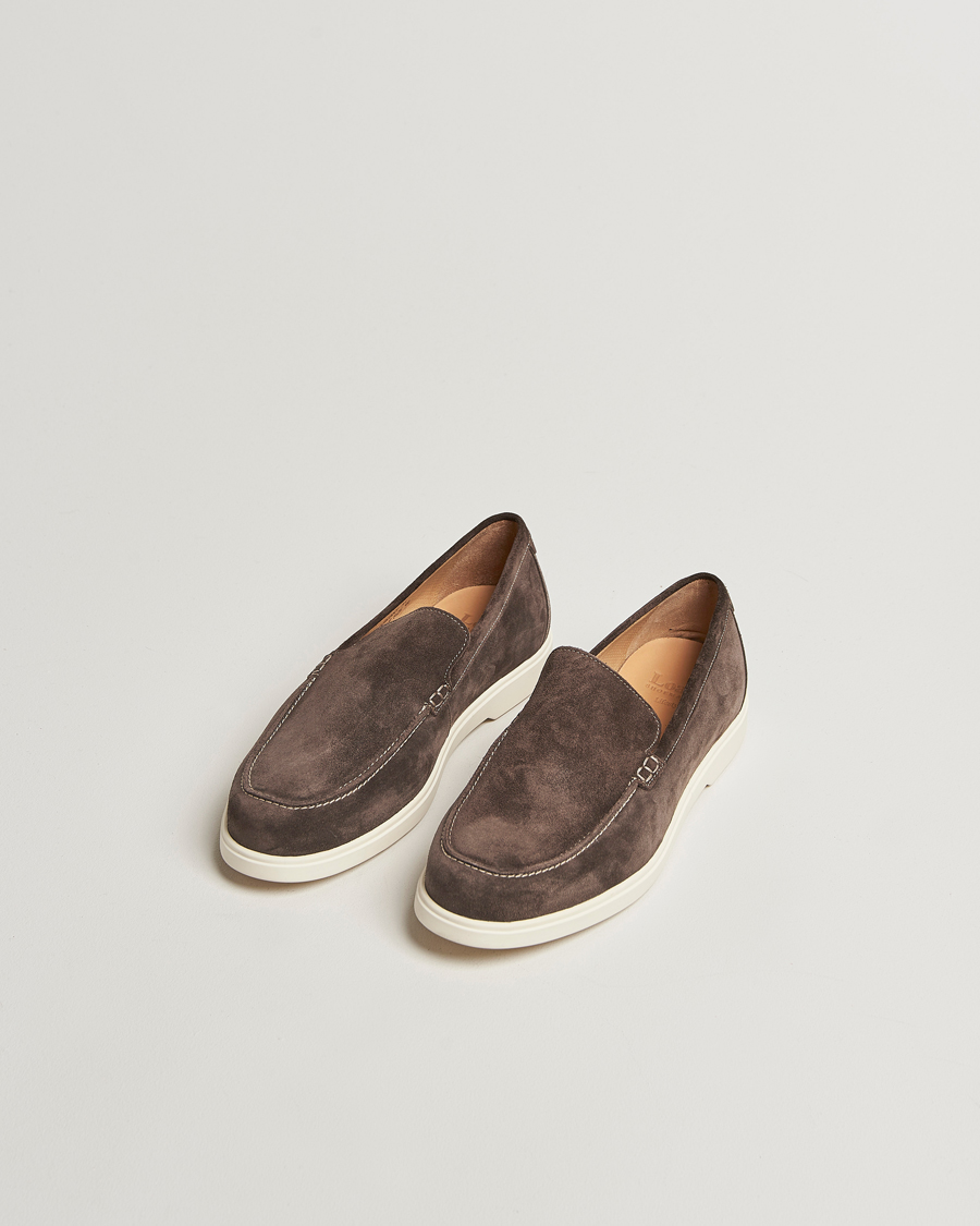Homme | Loafers | Loake Shoemakers | Tuscany Suede Loafer Anthracite