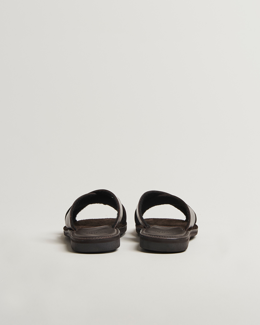 Homme | Sandales Et Mules | Loake 1880 | Gozo Leather Sandal Dark Brown