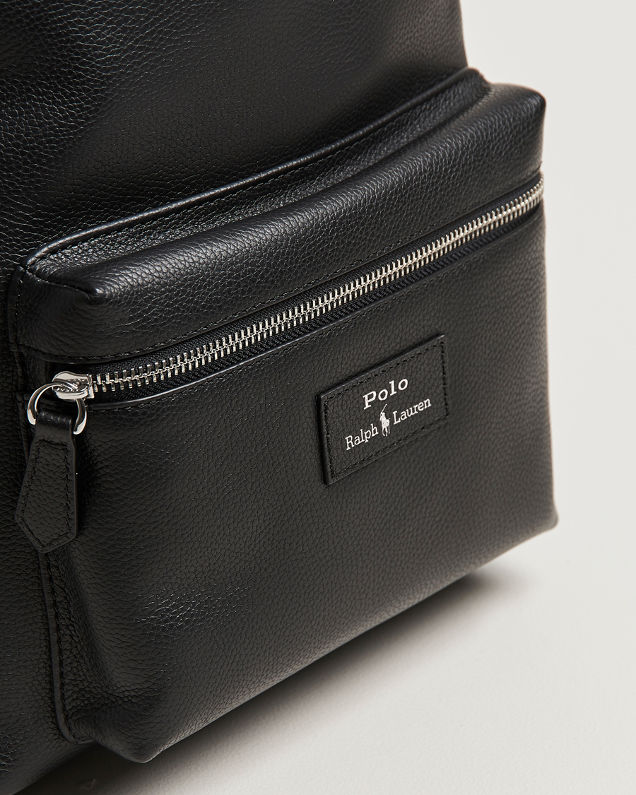 Homme | Sacs | Polo Ralph Lauren | Backpack Pebble Leather Black