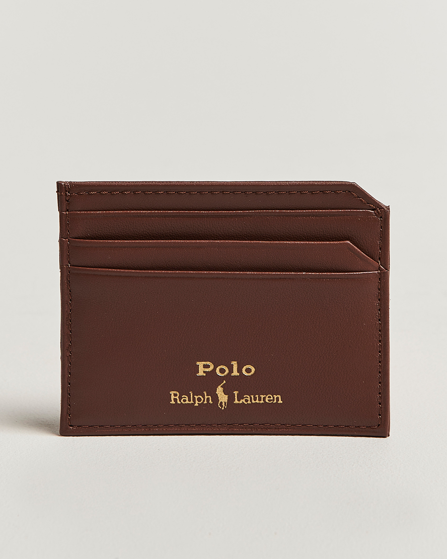 Homme | Portefeuilles | Polo Ralph Lauren | Polo Ralph LaurenSmooth Leather Card CaseSaddle