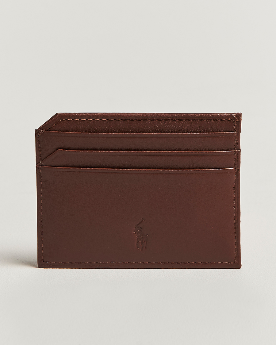 Homme | Portefeuilles | Polo Ralph Lauren | Polo Ralph LaurenSmooth Leather Card CaseSaddle