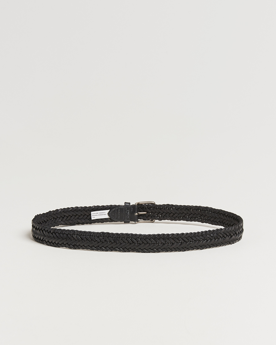 Heren | Riemen | Polo Ralph Lauren | Braided Leather Belt Black