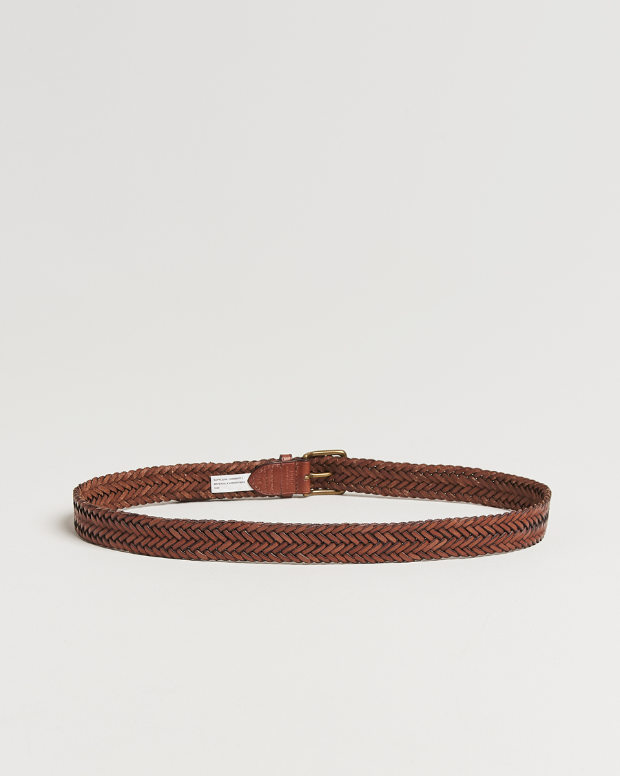 Homme | Ceintures | Polo Ralph Lauren | Braided Leather Belt Polo Saddle