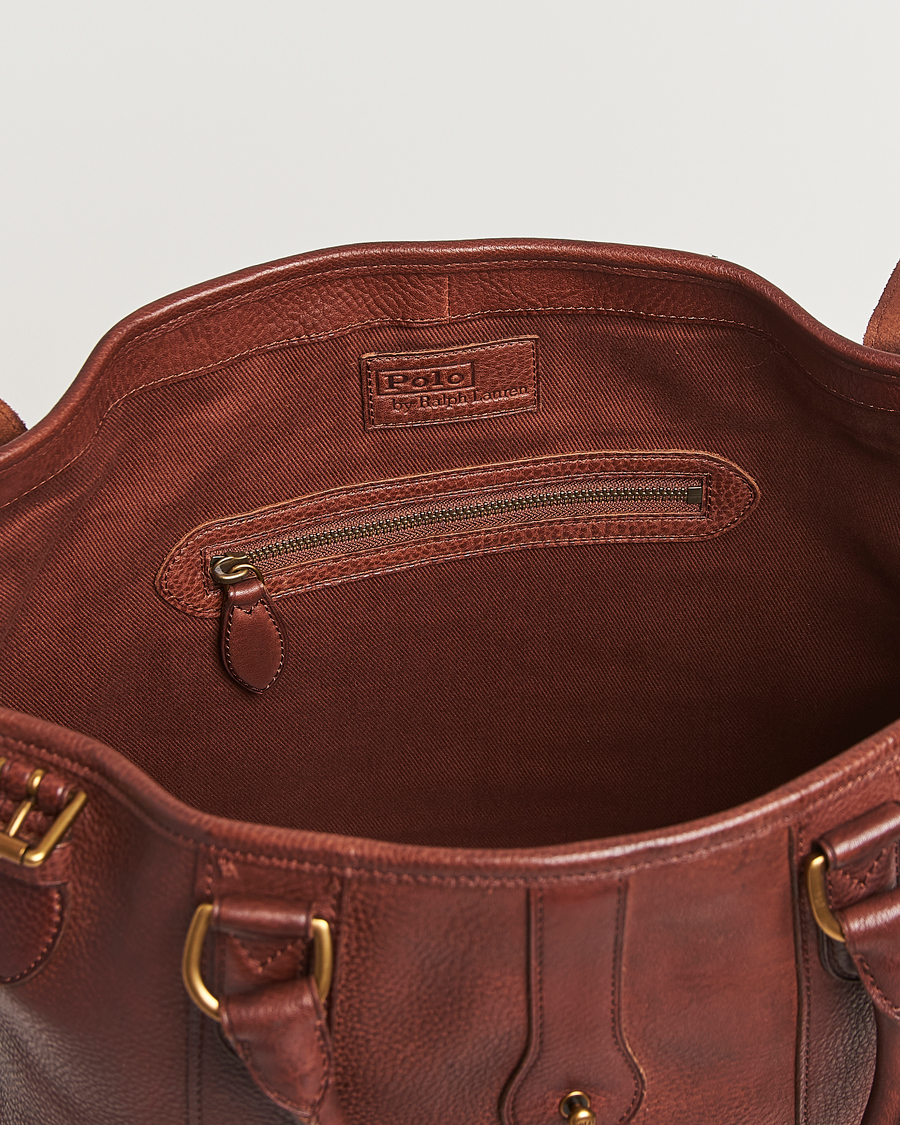 Homme | Sacs | Polo Ralph Lauren | Leather Tote Bag British Tan