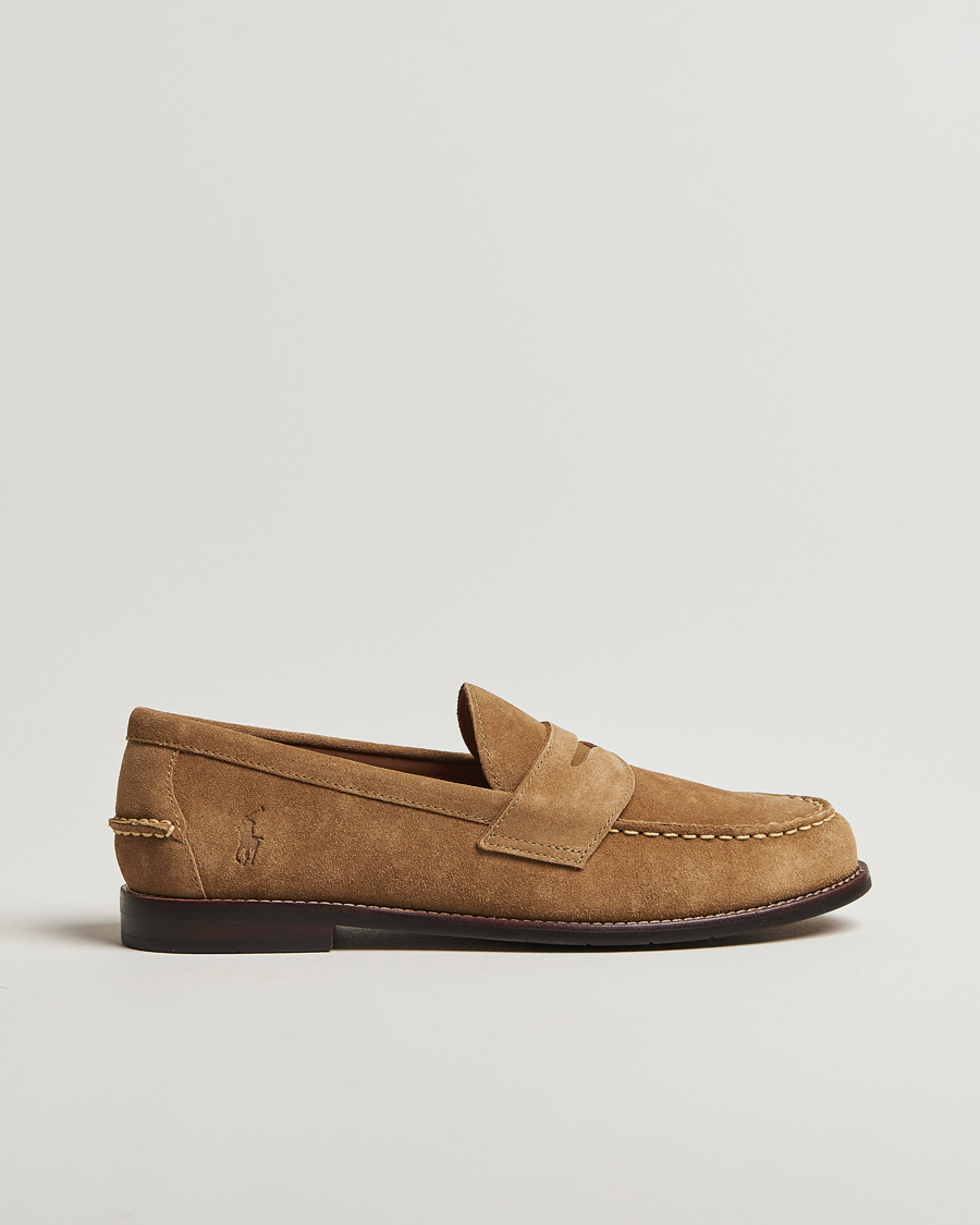 Homme | Loafers | Polo Ralph Lauren | Alston Suede Penny Loafer Desert Tan