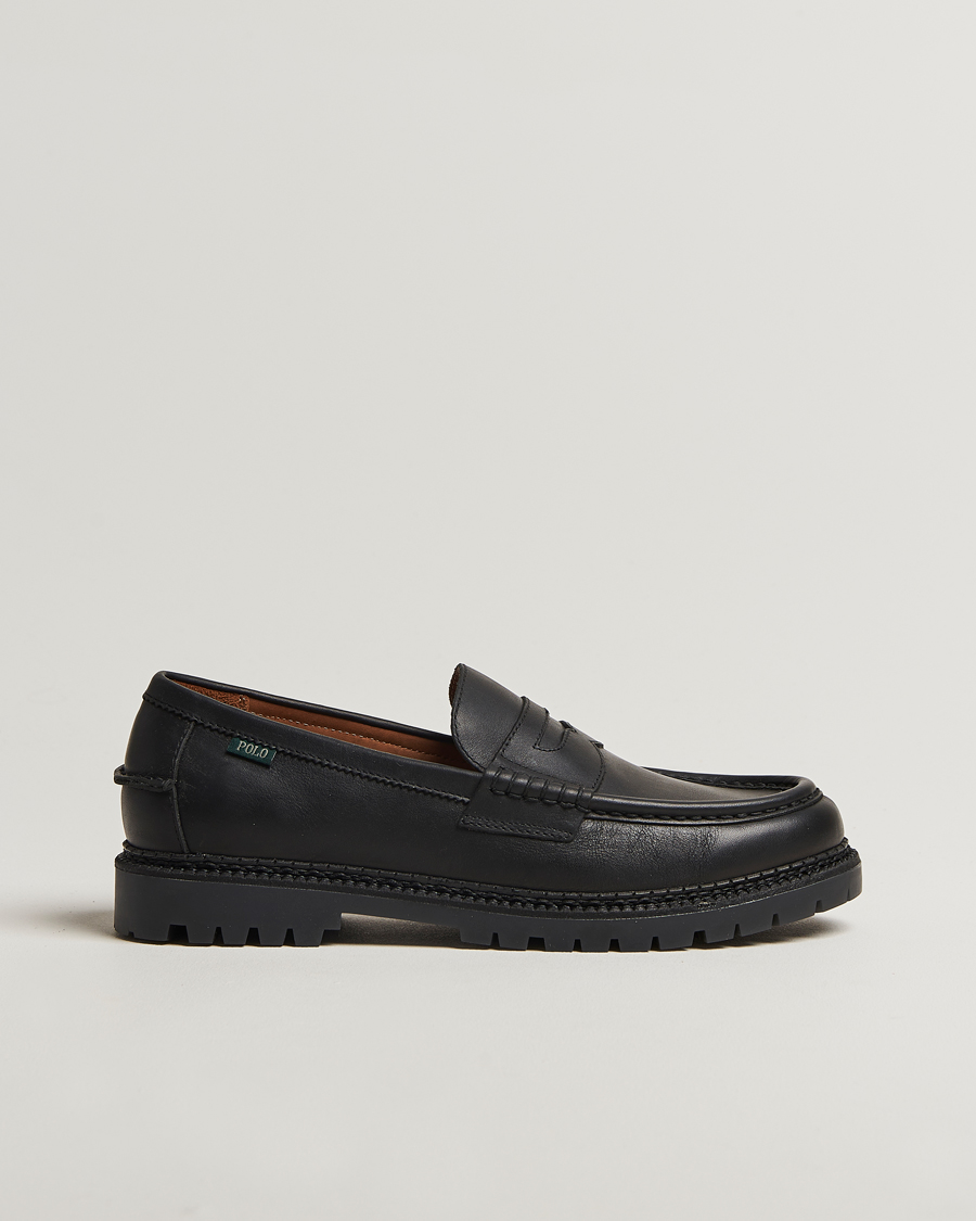 Homme | Loafers | Polo Ralph Lauren | Jett Leather Penny Loafer Black