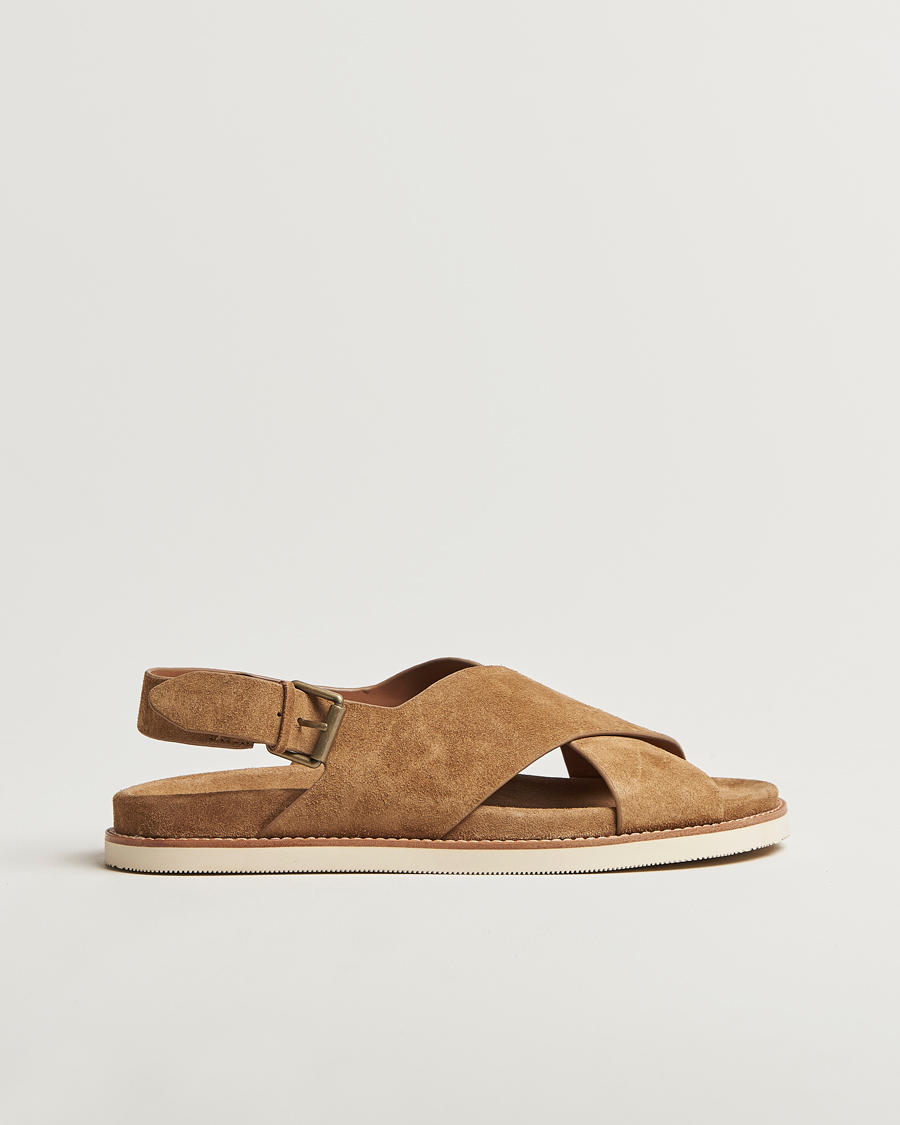 Heren | Polo Ralph Lauren Zane Suede Sandals Desert Tan | Polo Ralph Lauren | Zane Suede Sandals Desert Tan