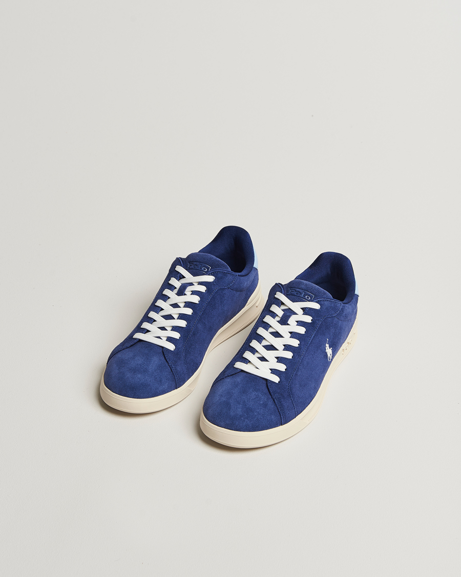 Heren | Sneakers | Polo Ralph Lauren | Heritage Court II Suede Sneaker Navy