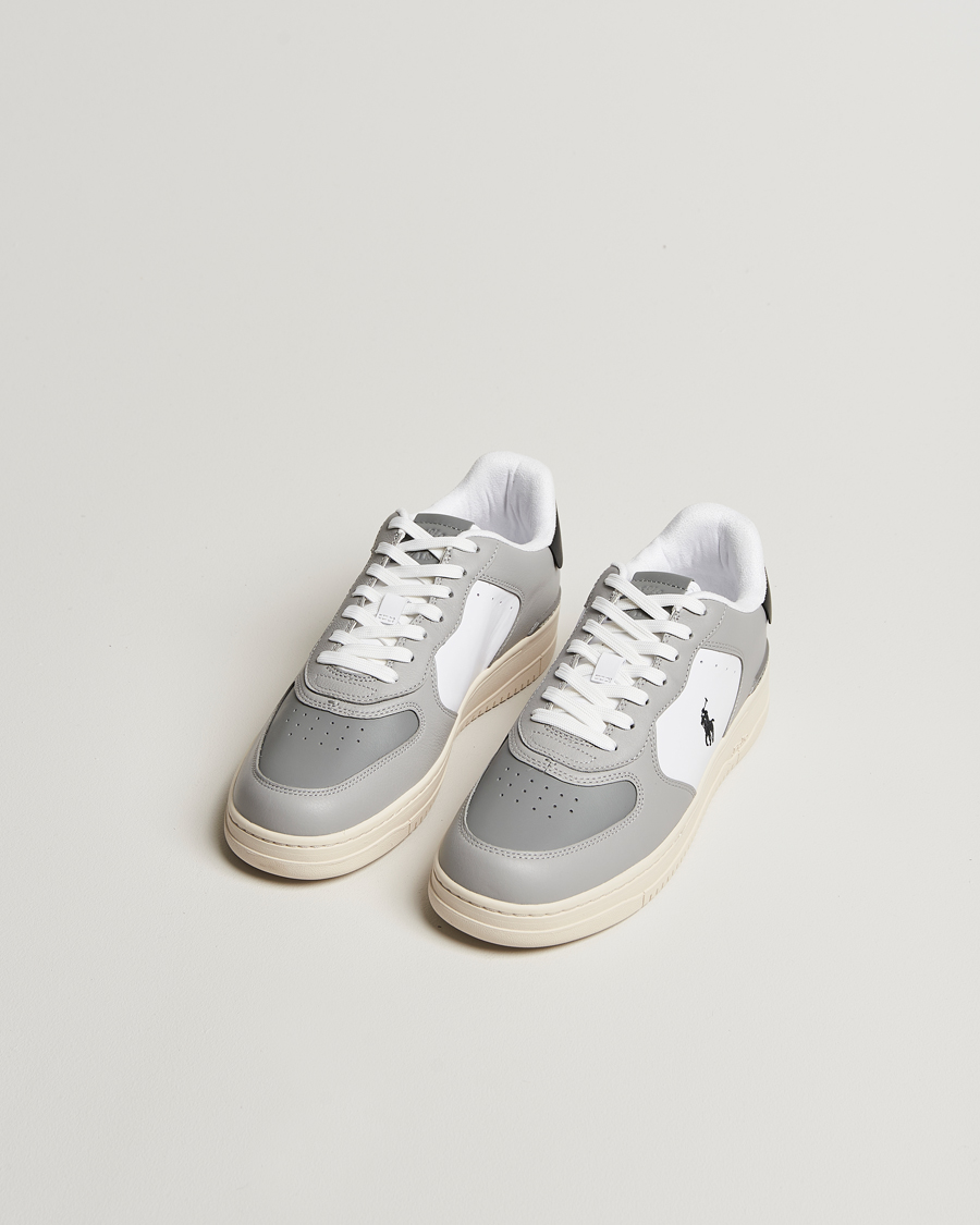 Heren | Sneakers | Polo Ralph Lauren | Masters Court Sneaker Tonal Channel Grey