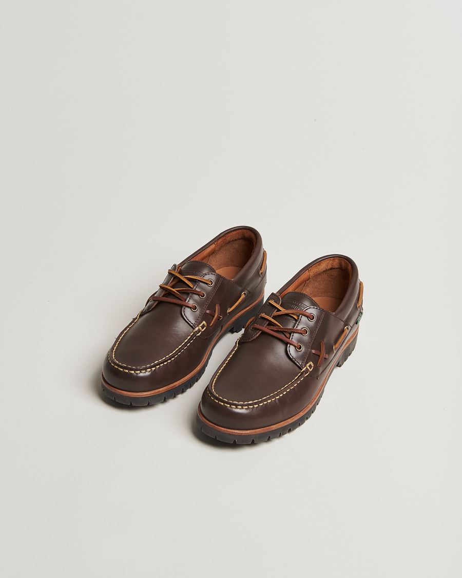 Heren | Bootschoenen | Polo Ralph Lauren | Ranger Leather Boat Shoe Dark Brown