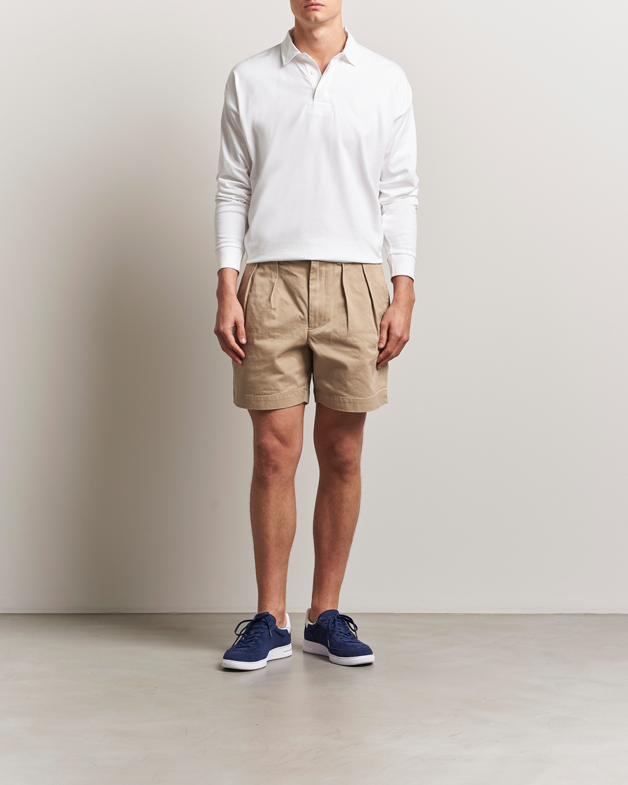 Homme | Polos | Polo Ralph Lauren | Wimbledon Long Sleeve Polo Ceramic White