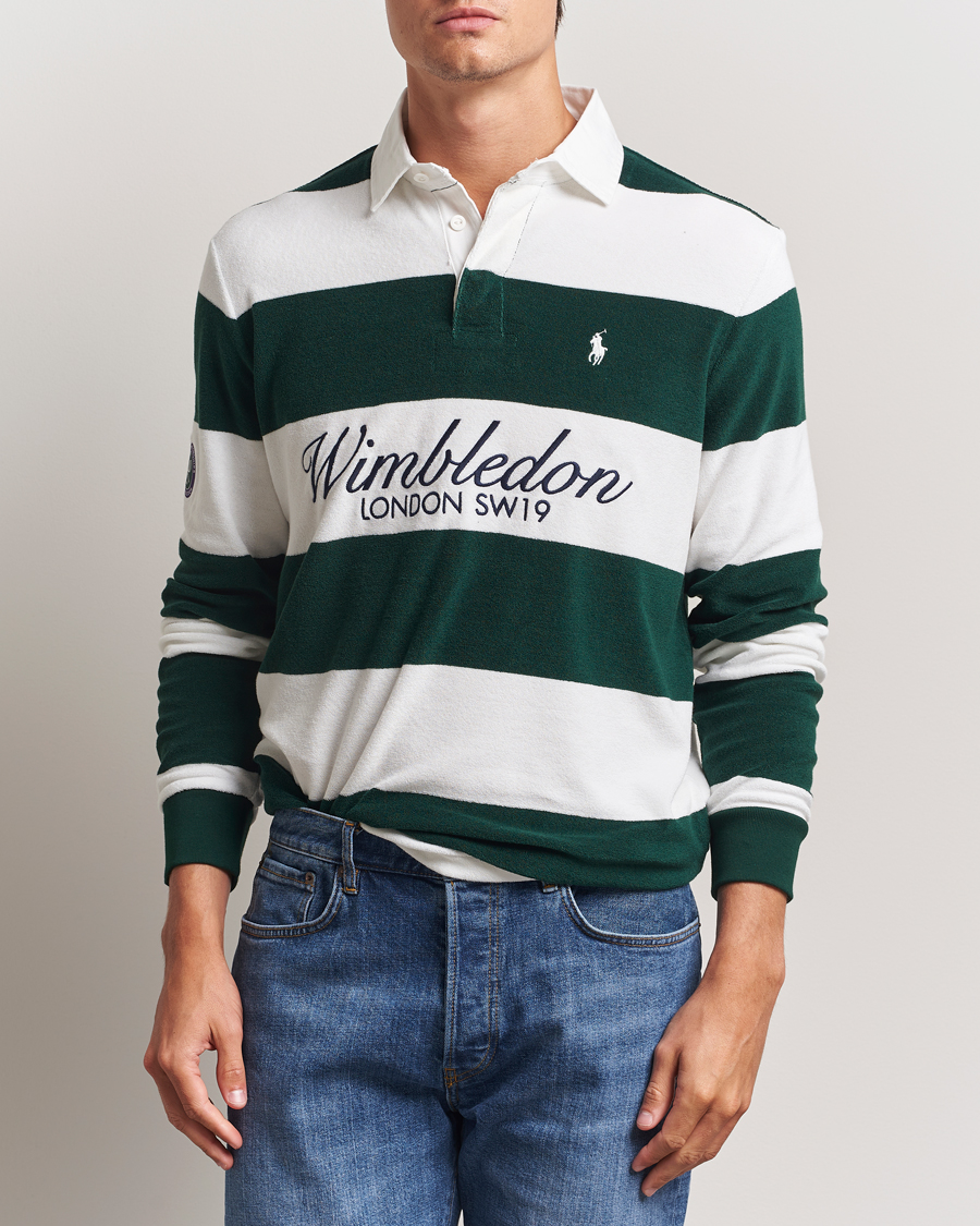 Heren | Truien | Polo Ralph Lauren | Wimbledon Rugby Moss Agate/White