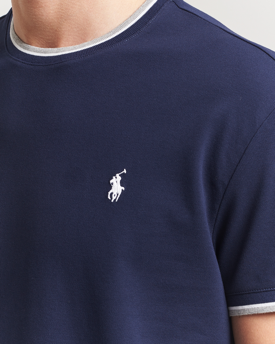 Heren | T-shirts | Polo Ralph Lauren | Mesh Polo Tee Newport Navy