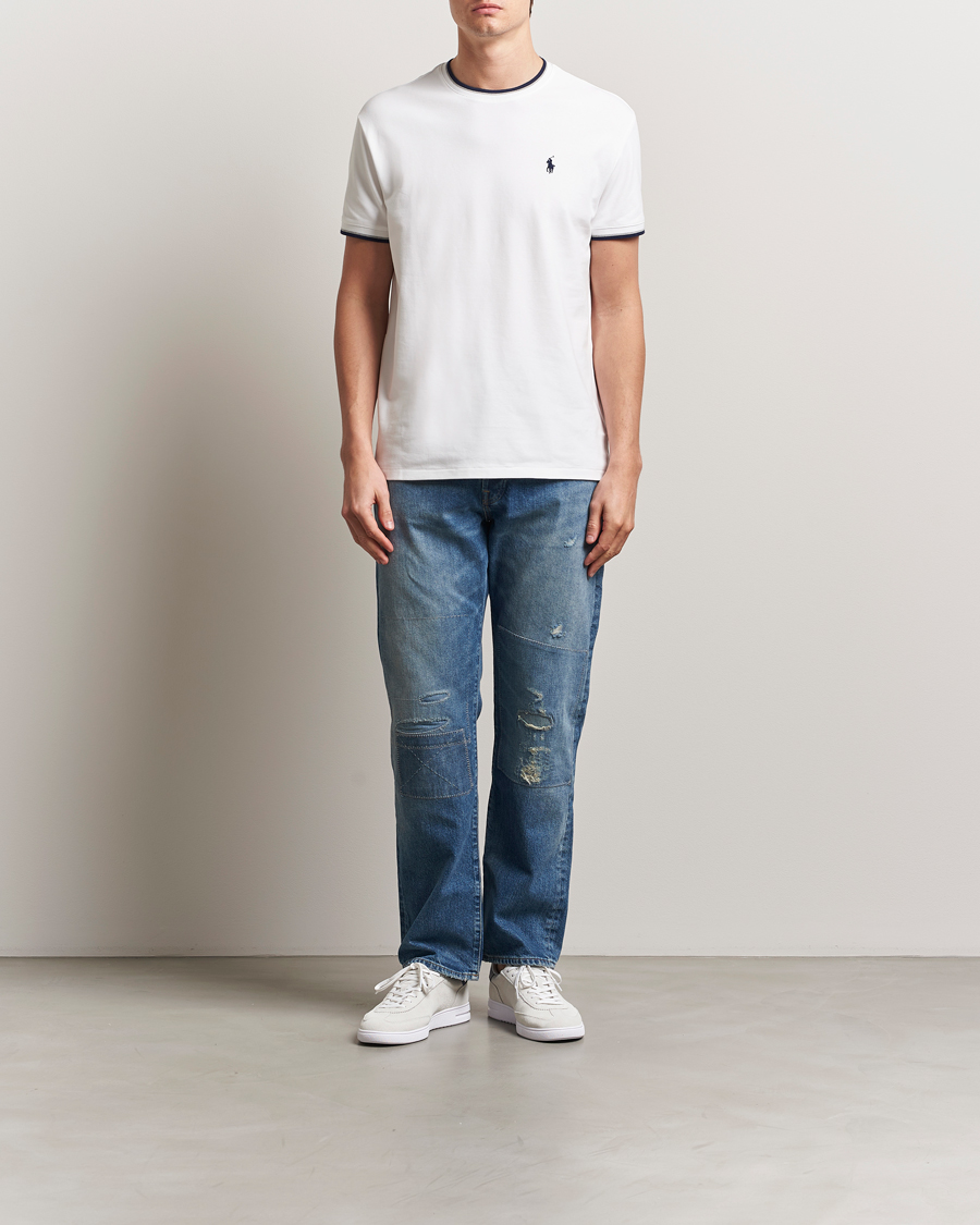 Homme | T-shirts | Polo Ralph Lauren | Mesh Polo Tee White