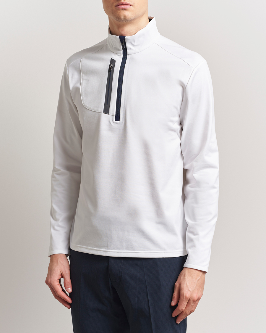 Heren | Truien | RLX Ralph Lauren | Luxury Jersey Half Zip Ceramic White
