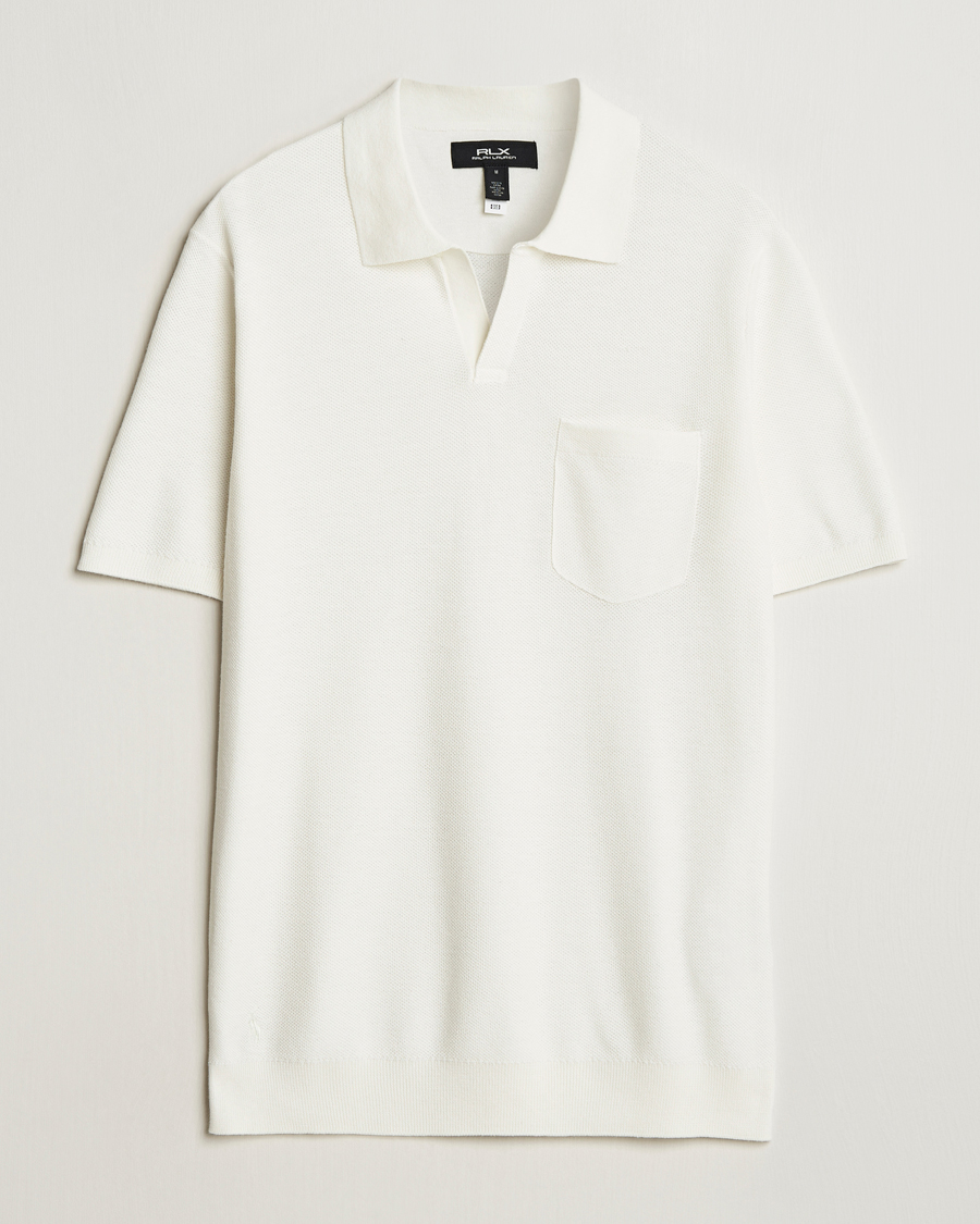 Heren | Truien | RLX Ralph Lauren | Cotton Coolmax Pocket Polo White Splash