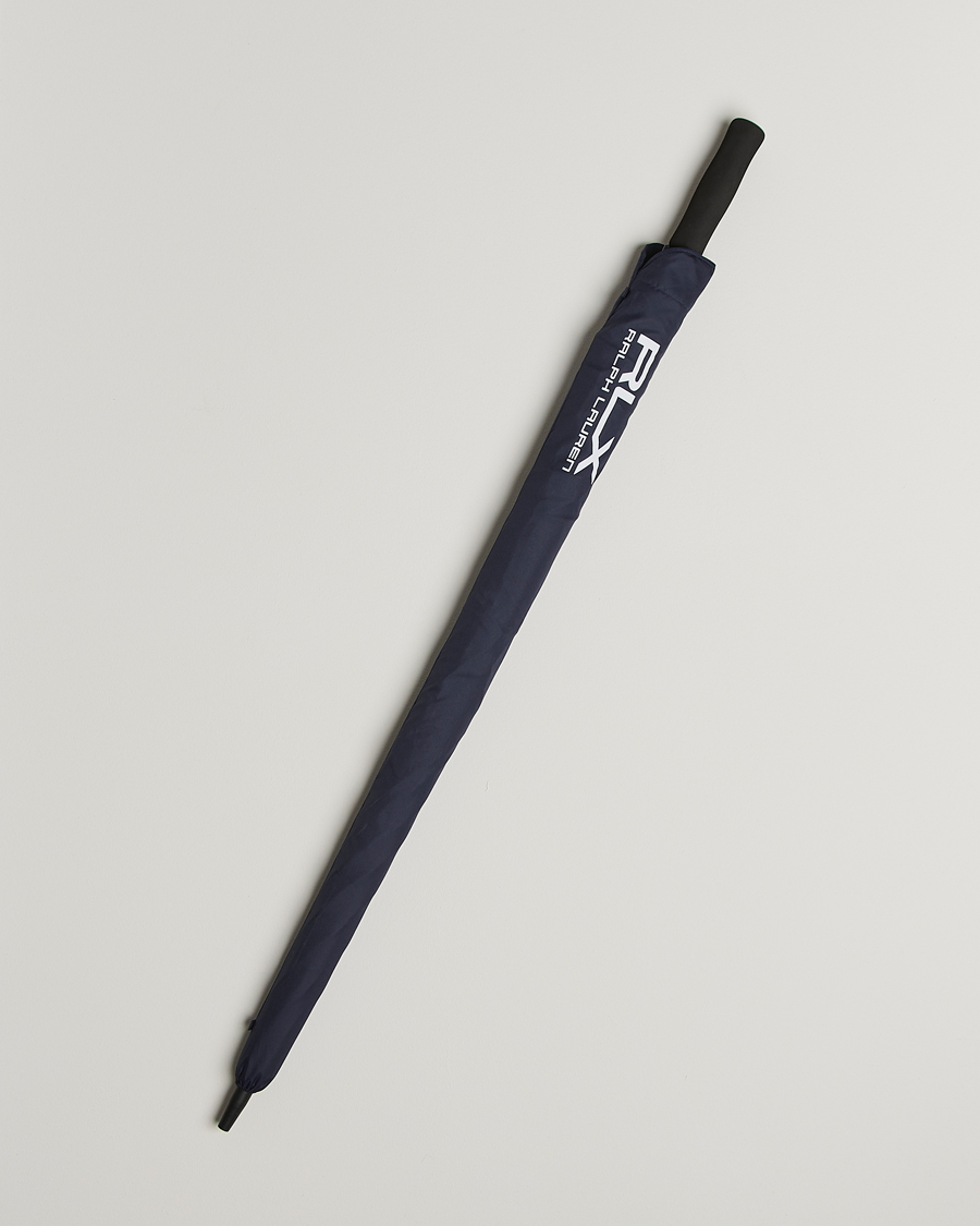 Homme | RLX Ralph Lauren Large Golf Umbrella Navy Multi | RLX Ralph Lauren | Large Golf Umbrella Navy Multi