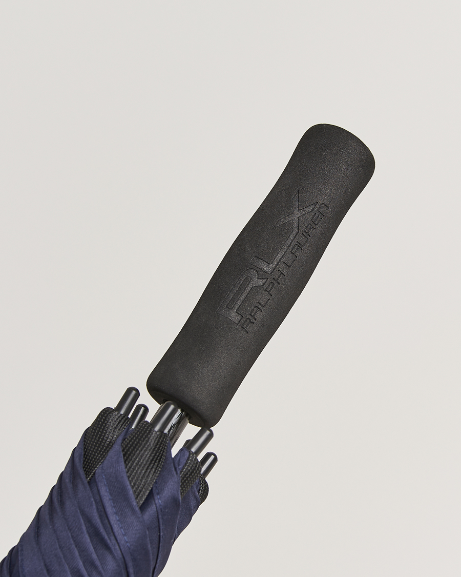 Homme | RLX Ralph Lauren Large Golf Umbrella Navy Multi | RLX Ralph Lauren | Large Golf Umbrella Navy Multi