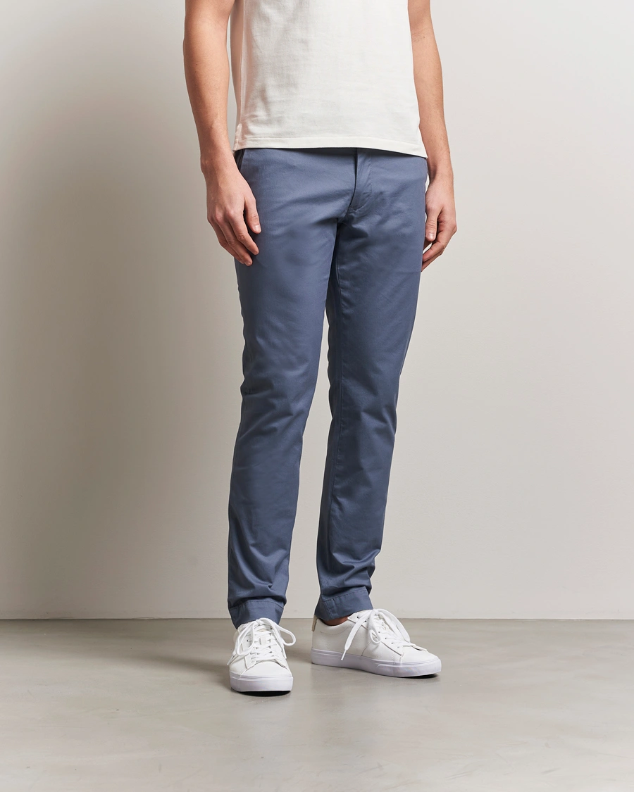 Heren | Broeken | Polo Ralph Lauren | Slim Fit Stretch Chinos Bay Blue