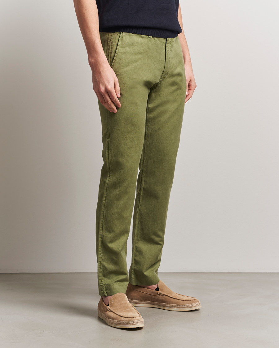 Heren | Broeken | Polo Ralph Lauren | Cotton/Linen Bedford Chinos Tree Green