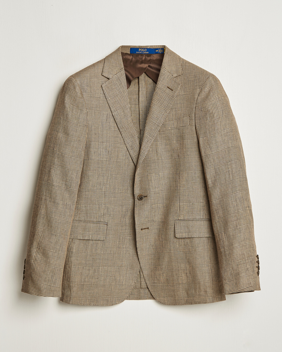 Homme | Blazers | Polo Ralph Lauren | Glenplaid Sportcoat Tan/Brown