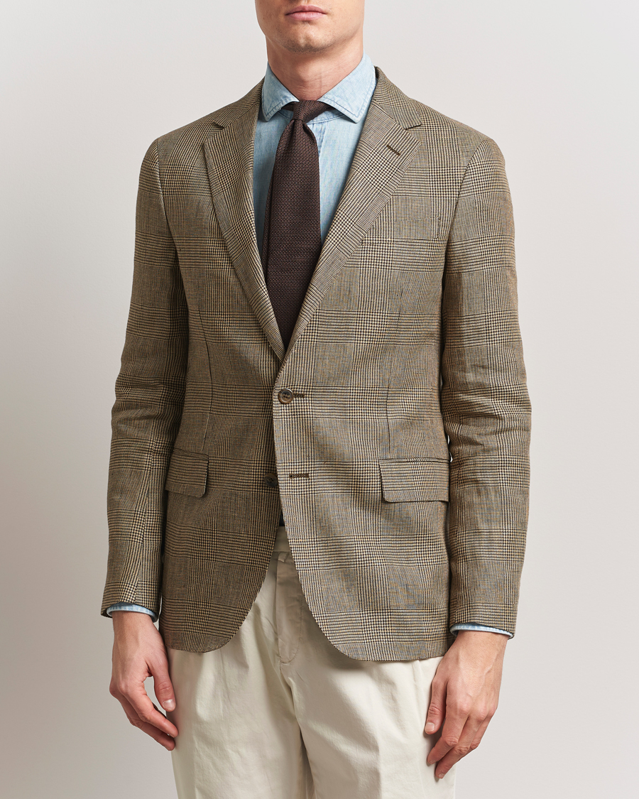 Homme | Blazers | Polo Ralph Lauren | Glenplaid Sportcoat Tan/Brown